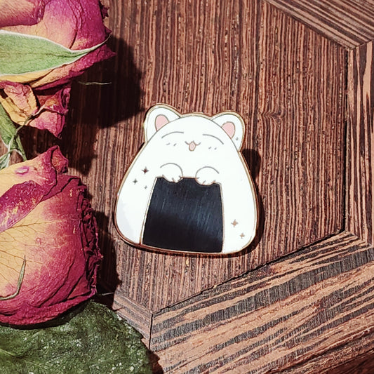 Onigiri Enamel Pin